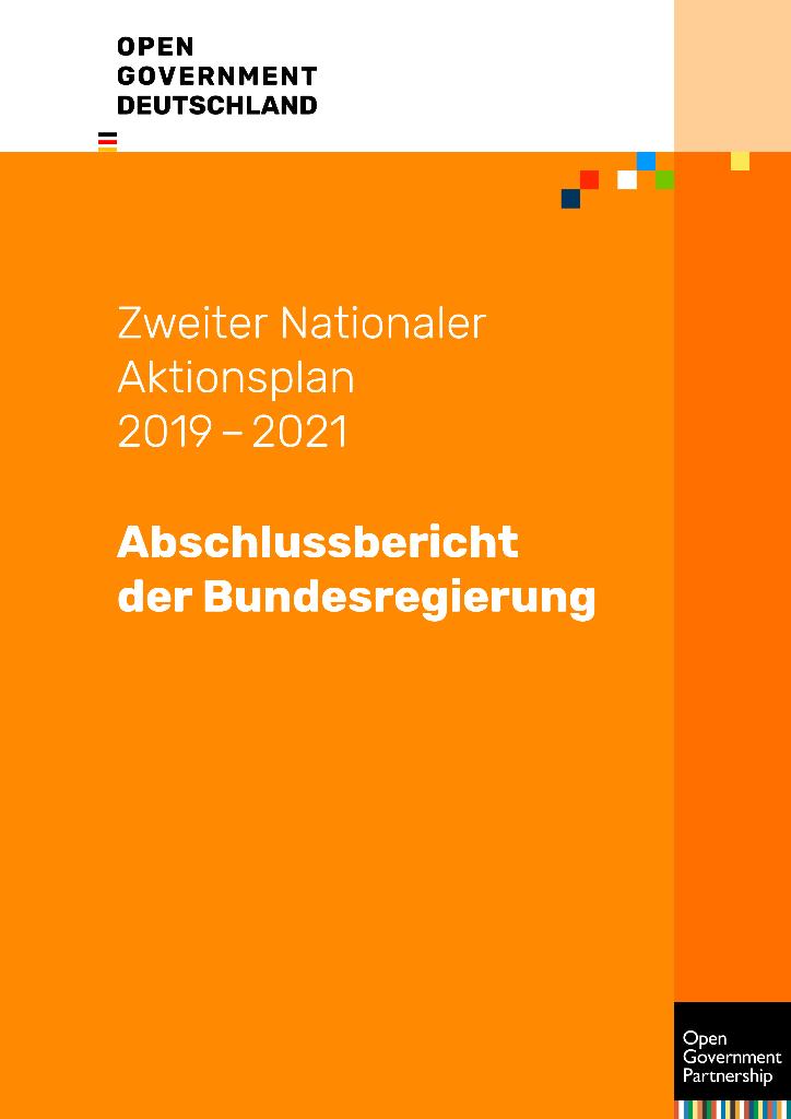 Zweiter Nationaler Aktionsplan Zwischenbericht Abschlussbericht - Titelbild