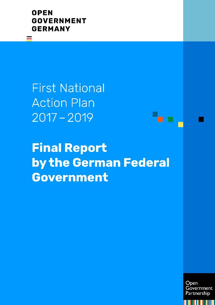 Erster Nationaler Aktionsplan 2017-2019-Abschlussbericht-englisch-Titelbild 