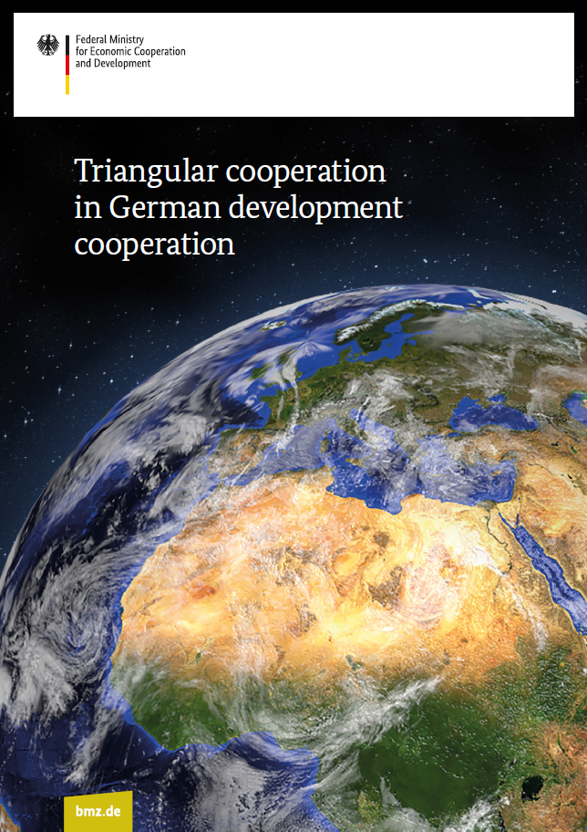 Titelbild der Publikation "Triangular cooperation in German development cooperation"