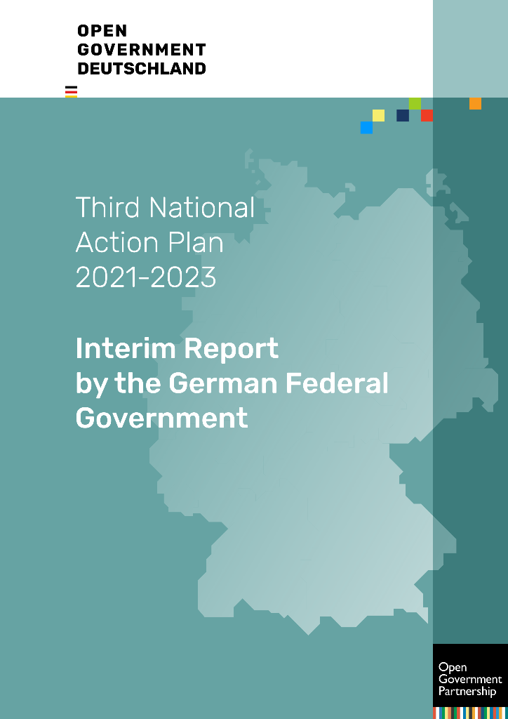 Dritter Nationale Aktionsplan 2021-2023 - Zwischenbericht englisch - Titelfoto