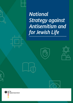 Titelbild der Publikation "National Strategy against Antisemitism and for Jewish Life"
