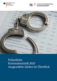 Titelbild der Publikation "Polizeiliche Kriminalstatistik 2023"