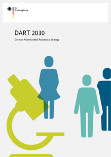 Titelbild der Publikation "DART2030 – Deutsche Antibiotika Resistenzstrategie"