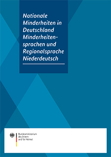 Titelbild der Publikation "Nationale Minderheiten in Deutschland - Minderheitensprachen und Regionalsprache Niederdeutsch"