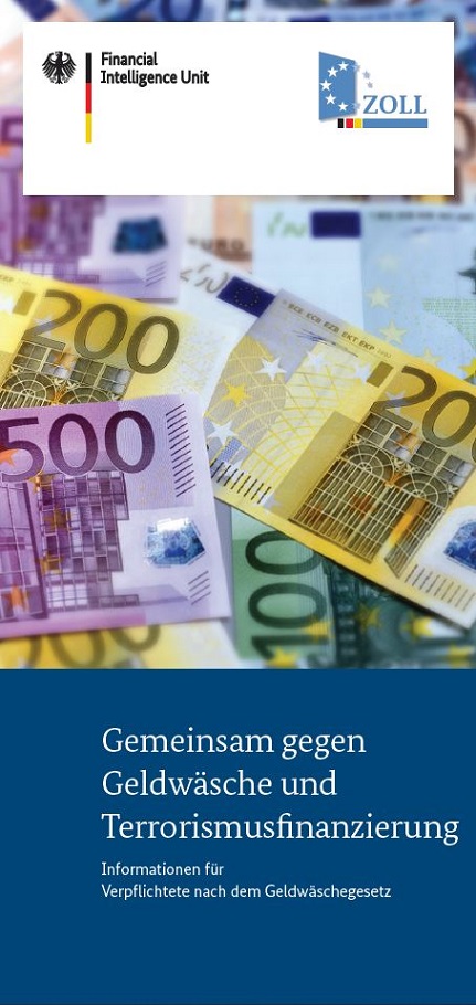 Titelbild der Publikation "Gemeinsam gegen Geldwäsche und Terrorismusfinanzierung"