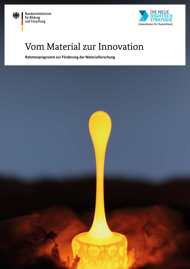 Titelbild der Publikation "Vom Material zur Innovation"