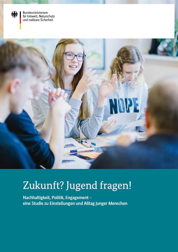Titelbild der Publikation "Zukunft? Jugend fragen!"