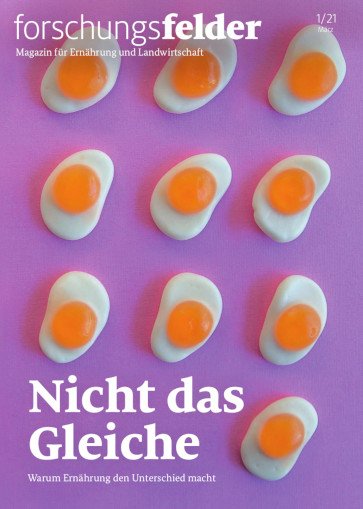 Titelbild der Publikation "forschungsfelder 1/2021 - Nicht das Gleiche"