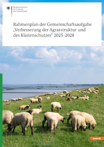 Titelbild der Publikation "GAK-Rahmenplan 2025-2028"