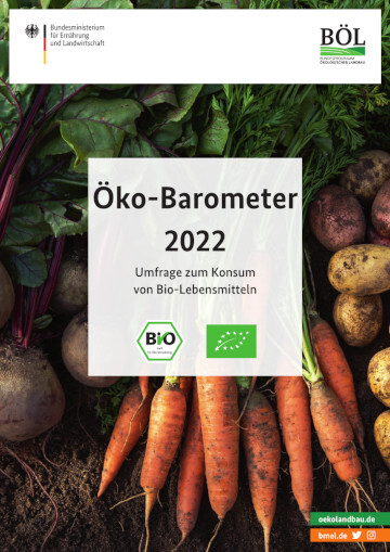 Titelbild der Publikation "Öko-Barometer 2022"