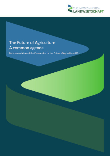 Titelbild der Publikation "The Future of Agriculture - A common agenda"