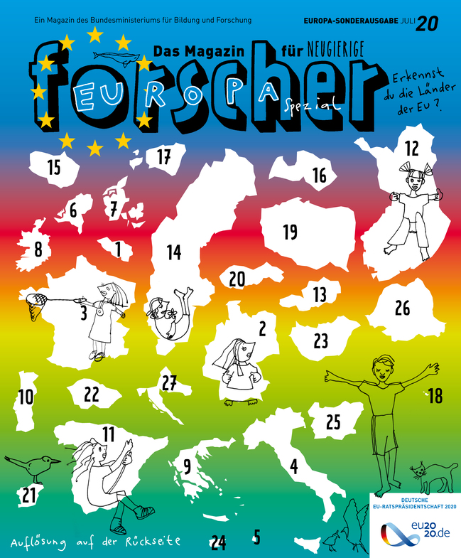 Titelbild der Publikation "forscher - Das Magazin für Neugierige"