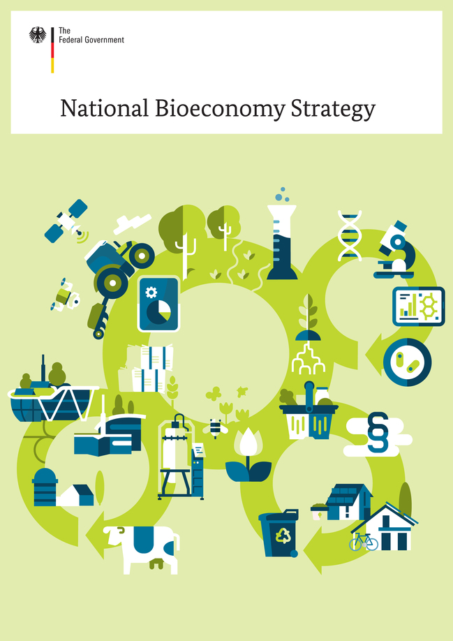 Titelbild der Publikation "National Bioeconomy Strategy"