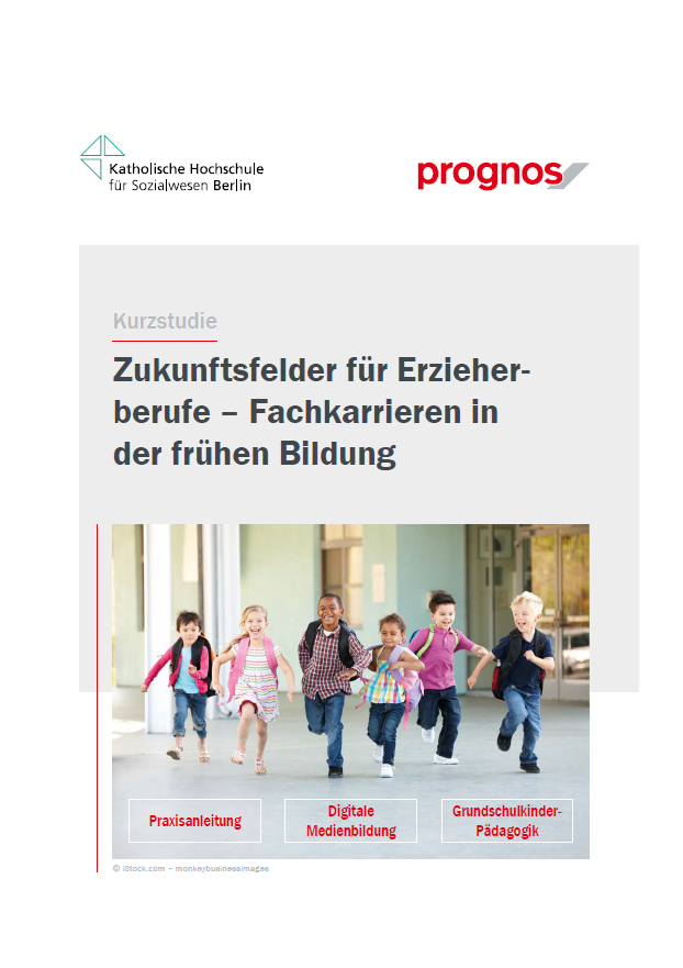Titelbild der Publikation "Zukunftsfelder für Erzieherberufe - Fachkarrieren in der frühen Bildung"