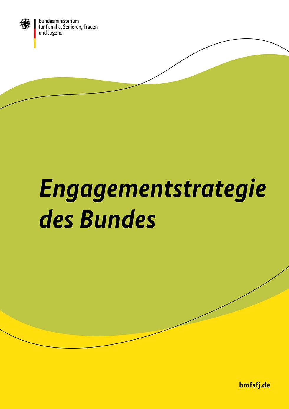 Titelbild der Publikation "Engagementstrategie des Bundes"