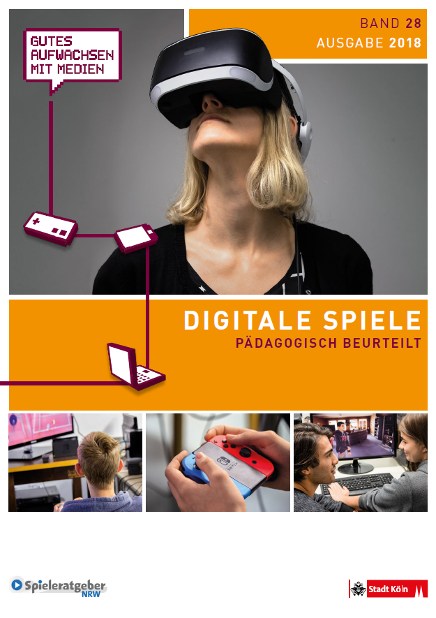 Titelbild der Publikation "Digitale Spiele - Band 28 - Pädagogisch beurteilt"