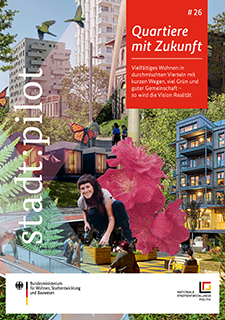 Titelbild der Publikation "stadt:pilot 26 - Quartiere mit Zukunft"