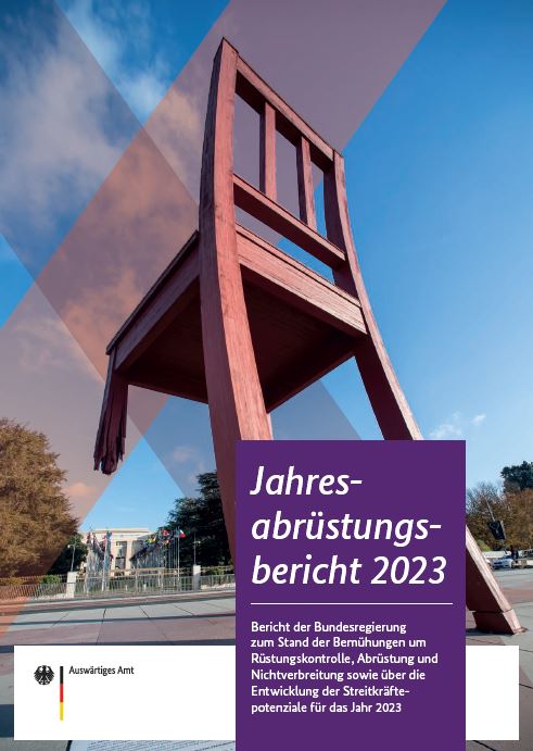 Titelbild der Publikation "Jahresabrüstungsbericht 2023"