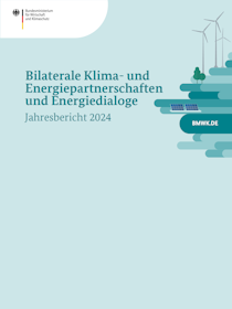 Titelbild der Publikation "Bilaterale Klima- und Energiepartnerschaften und Energiedialoge"