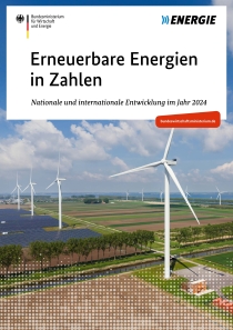 Titelbild der Publikation "Erneuerbare Energien in Zahlen"