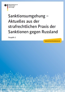 Titelbild der Publikation "Sanktionsumgehung – Aktuelles aus der strafrechtlichen Praxis der Sanktionen gegen Russland"