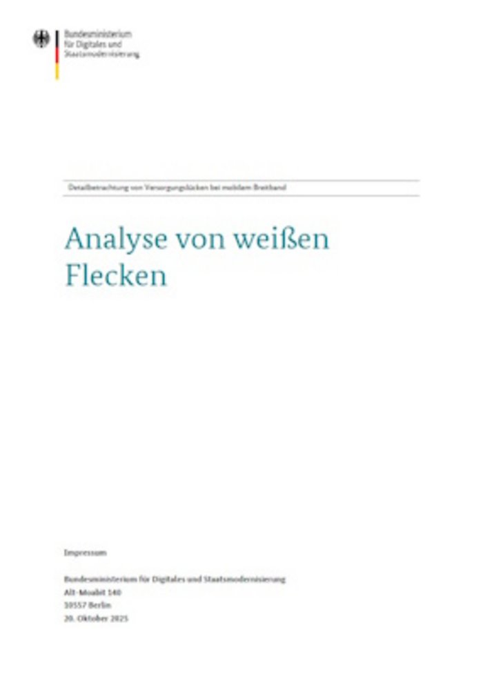 Analyse von weißen Flecken - Titelbild
