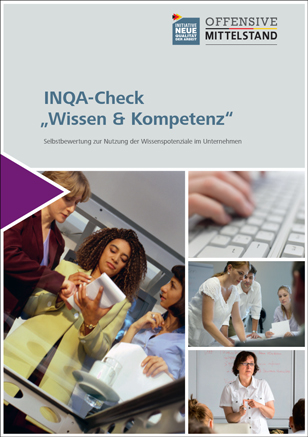 Titelbild der Publikation "INQA-Check "Wissen & Kompetenz""
