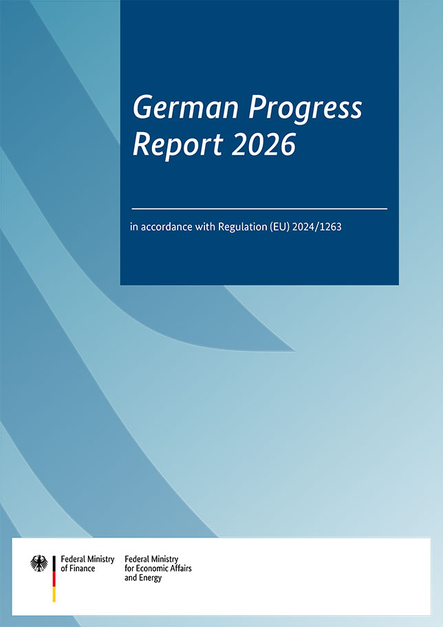Titelbild der Publikation "German Progress Report 2026"