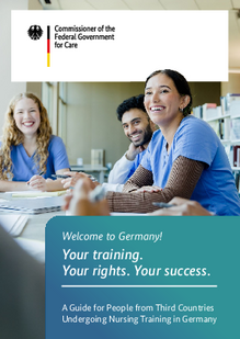 Titelbild der Publikation "Welcome to Germany! Your training. Your rights. Your success."