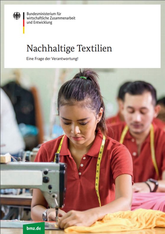 Titelbild der Publikation "Nachhaltige Textilien | Eine Frage der Verantwortung"