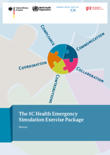 Titelbild der Publikation "The 5C Health Emergency Simulation Exercise Package Manual"