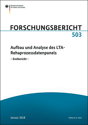 Titelbild der Publikation "Aufbau und Analyse des LTA-Rehaprozessdatenpanels"