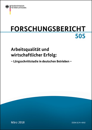 Titelbild der Publikation "Arbeitsqualität und wirtschaftlicher Erfolg"