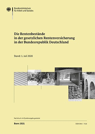 Titelbild der Publikation "Rentenbestandsstatistik 2020"