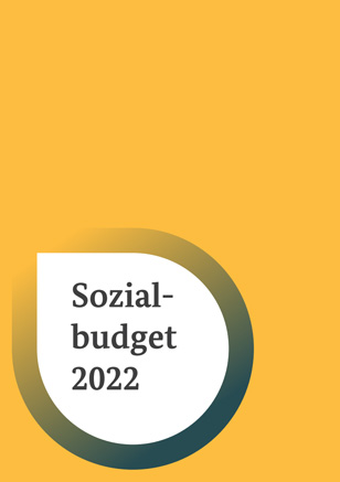 Titelbild der Publikation "Sozialbudget 2022"