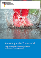 Titelbild der Publikation "Anpassung an den Klimawandel"