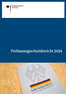 Titelbild der Publikation "Verfassungsschutzbericht 2024"