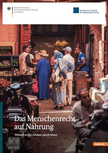 Titelbild der Publikation "Politik gegen Hunger- Recht auf Nahrung"