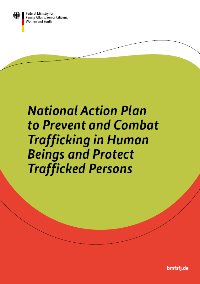 Titelbild der Publikation "National Action Plan to Prevent and Combat Trafficking in Human Beings and Protect Trafficked Persons"