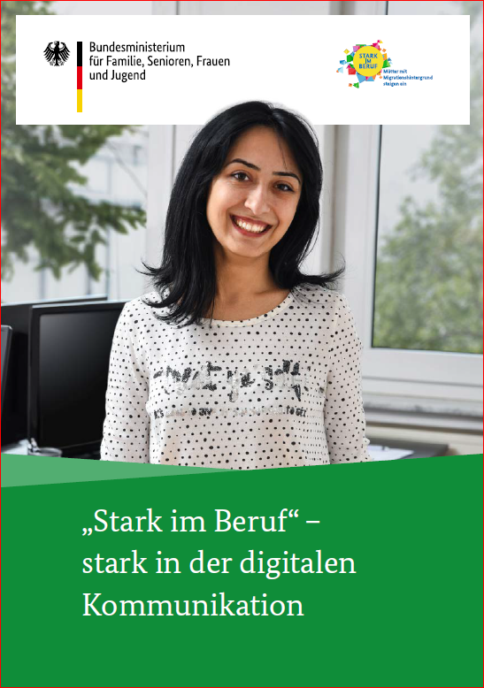 Titelbild der Publikation ""Stark im Beruf" - stark in der digitalen Kommunikation"