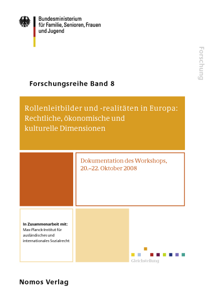 Titelbild der Publikation "Rollenleitbilder und -realitäten in Europa - Rechtliche, ökonomische und kulturelle Dimensionen"
