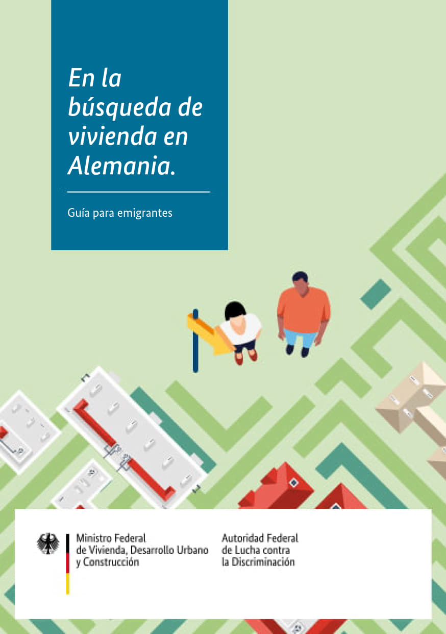 Titelbild der Publikation "En la búsqueda de vivienda en Alemania."
