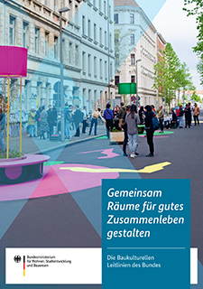Titelbild der Publikation "Gemeinsam Räume für gutes Zusammenleben gestalten"