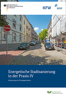 Titelbild der Publikation "Energetische Stadtsanierung in der Praxis IV"