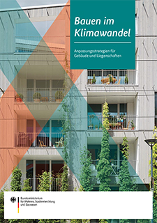 Titelbild der Publikation "Bauen im Klimawandel"