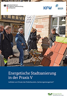 Titelbild der Publikation "Energetische Stadtsanierung in der Praxis V"