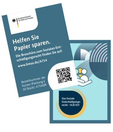 Titelbild der Publikation "QR-Code-Karte: Das Soziale Entschädigungsrecht – SGB XIV"