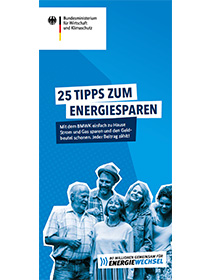 Titelbild der Publikation "Tipps zum Energie sparen (Flyer)"