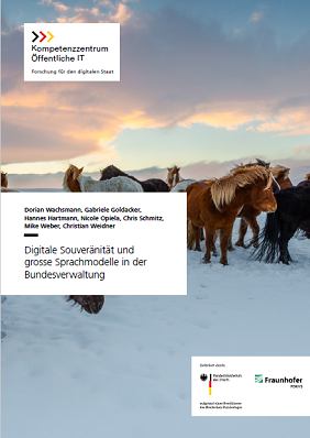 Digitale Souveränität und große Sprachmodelle in der Bundesverwaltung - Titelbild