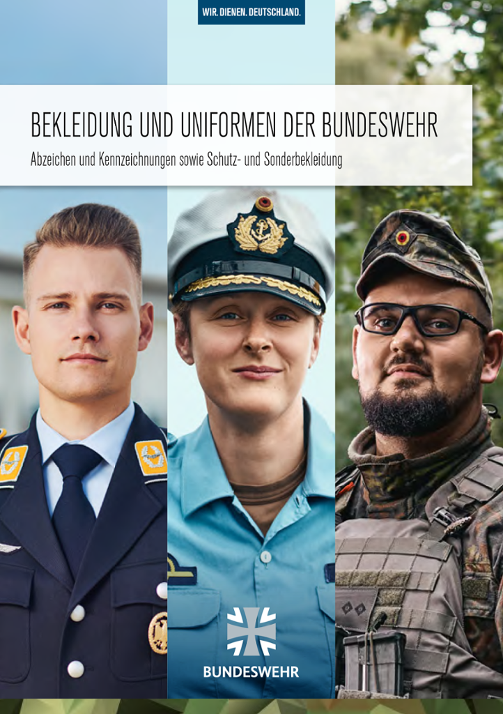 Titel Broschüre Bekleidung und Uniformen der Bundeswehr 2026